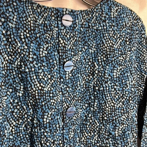 Habitat top,women NEW! M& L,Grotto,44815,Turquoise boxy,oversize,multimedia - Picture 6 of 16